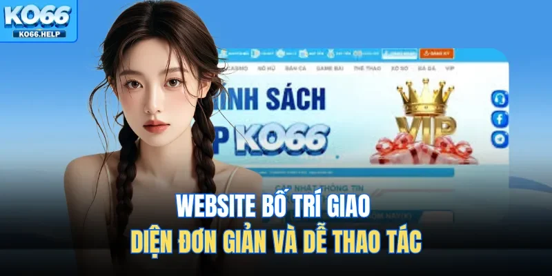 Trang Chủ 44 Website bố trí giao diện đơn giản và dễ thao tác
